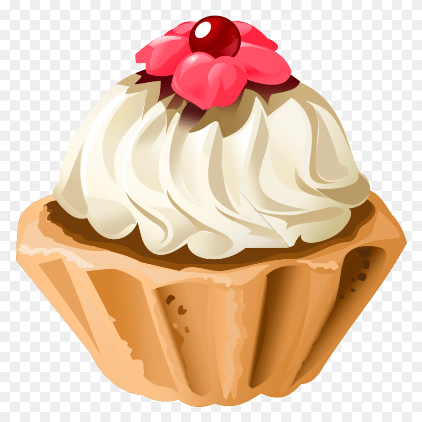 873x873 Pastel, Crema, Postre, Alimentos Hd Png