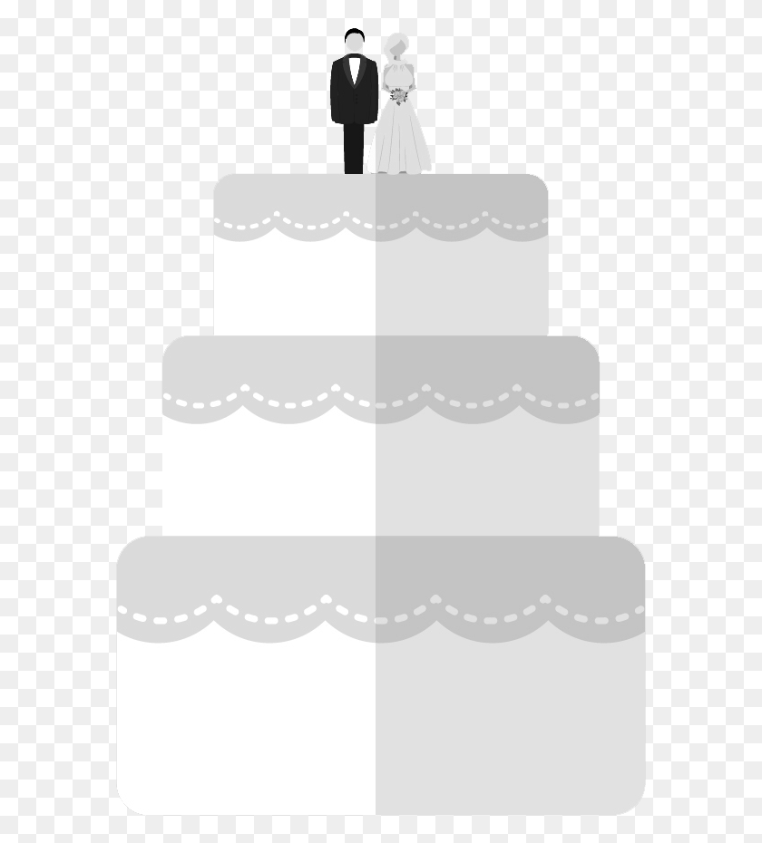 585x870 Торт И Выпечка Значок Иллюстрации, Десерт, Еда, Свадебный Торт Png Скачать