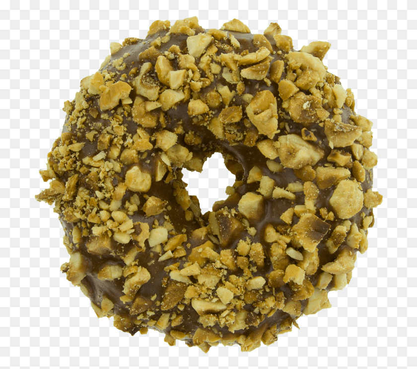704x685 Cake Banana And Hazelnut Chocolate Donuts Top View, Dessert, Food, Pastry HD PNG Download