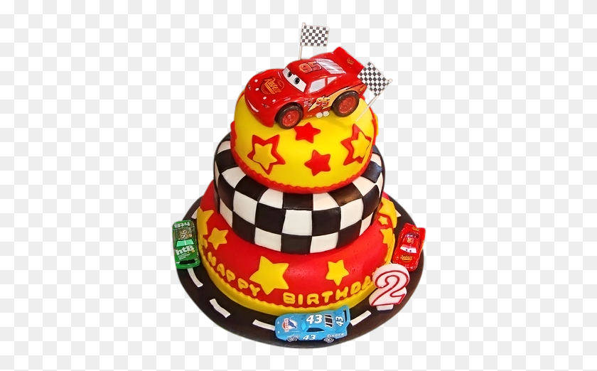 360x462 Торт На День Рождения Для Мальчика Машинки, Десерт, Еда, Торт Png Скачать