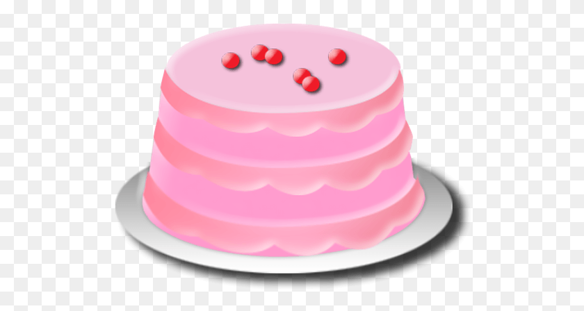 516x388 Cake Pink Birthday Candy Color Delight Torte, Birthday Cake, Dessert, Food HD PNG Download