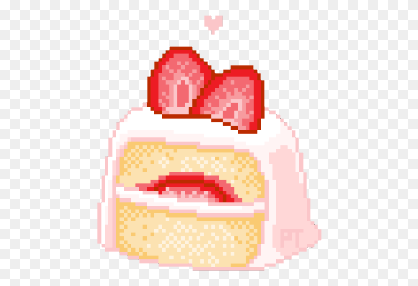 454x515 Cake Pixel Gif, Sweets, Food, Confectionery HD PNG Download
