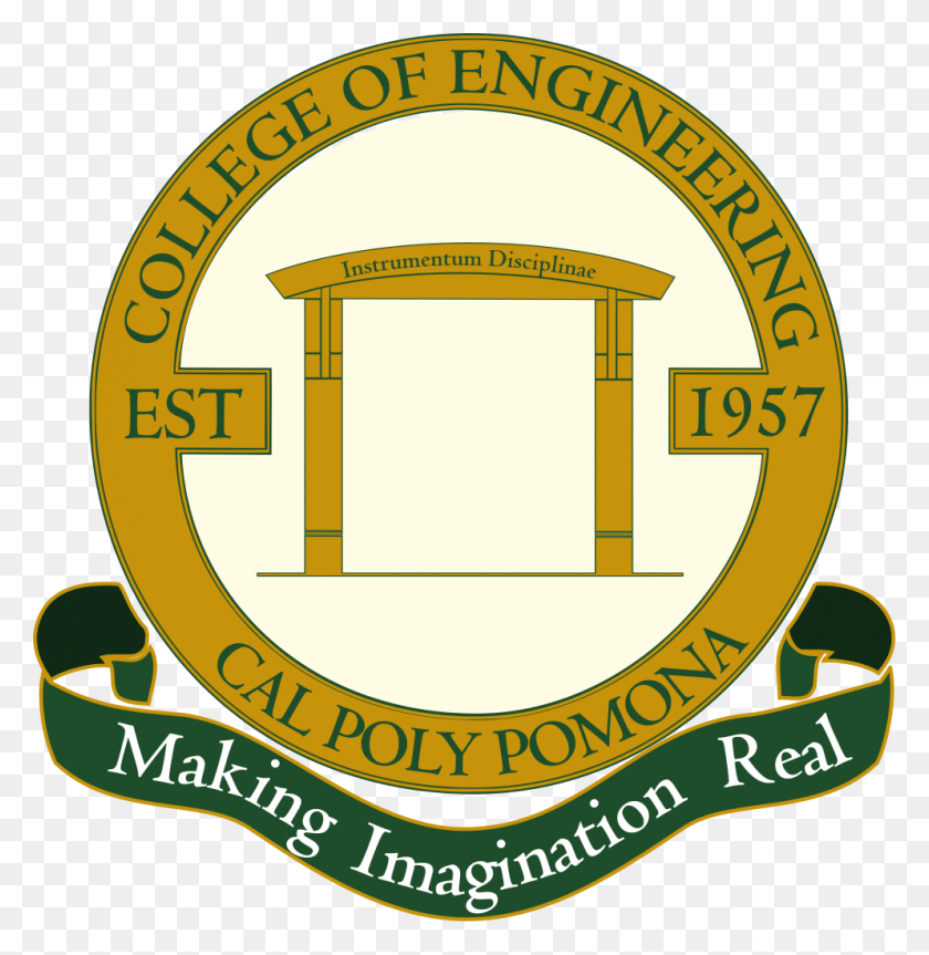 994x1024 Descargar Png Cal Poly Ingeniería Sello Cal Poly Pomona Ingeniería Logotipo, Símbolo, Marca Registrada, Texto Hd Png