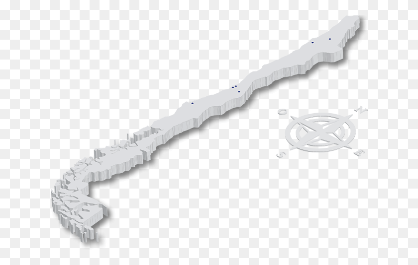 639x474 Calama Chile 3d Map, Weapon, Weaponry, Blade HD PNG Download