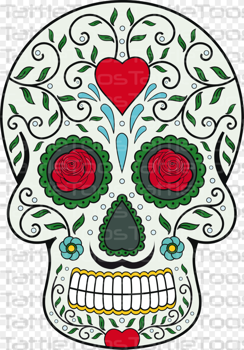 2091x3000 Calavera Mexicana Jpg, Pattern, Art, Graphics, Flower PNG