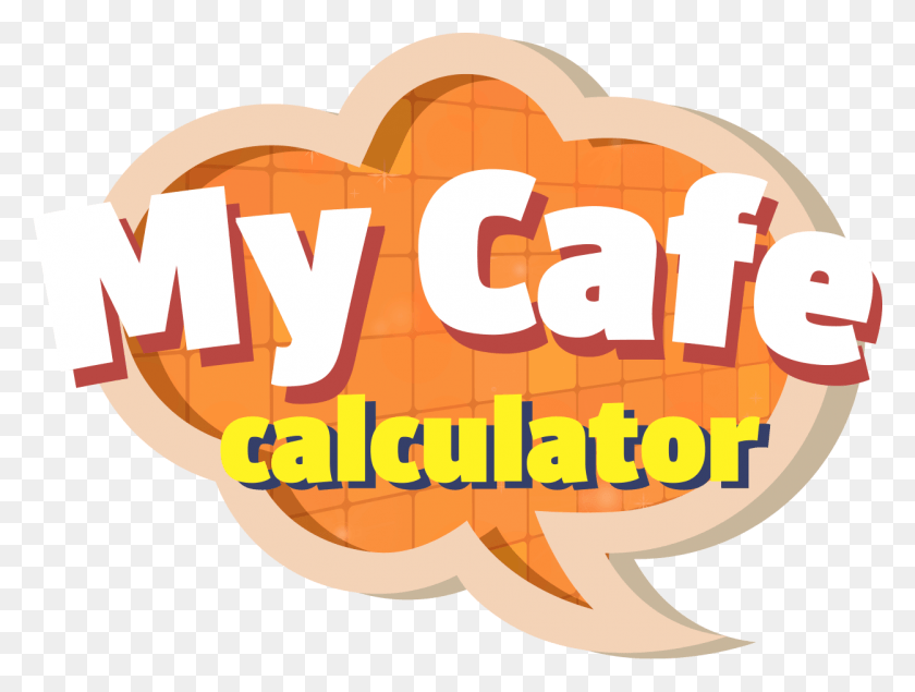 1250x922 Descargar Png Calculadora My Cafe, Word, Dulces, Comida Hd Png