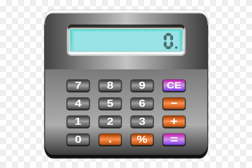 550x501 Calculator Calculator Clipart 3d Plain, Electronics, Mobile Phone, Phone HD PNG Download