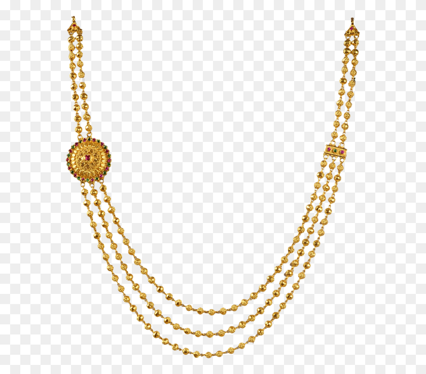 583x678 Calcutta Design Layer Necklace Gold Necklace Designs With Price, Chain, Jewelry, Accessories Descargar Hd Png