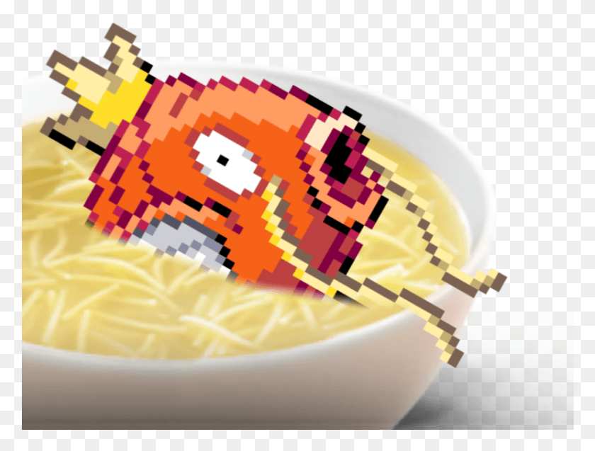 830x615 Caldo De Magikarp Fish, Bowl, Food, Pasta HD PNG Download