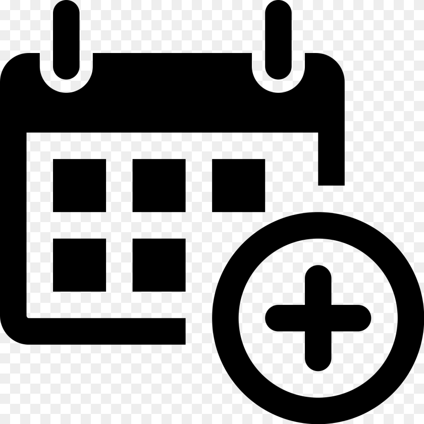 Calendar And Time Icon, Gray Clipart PNG