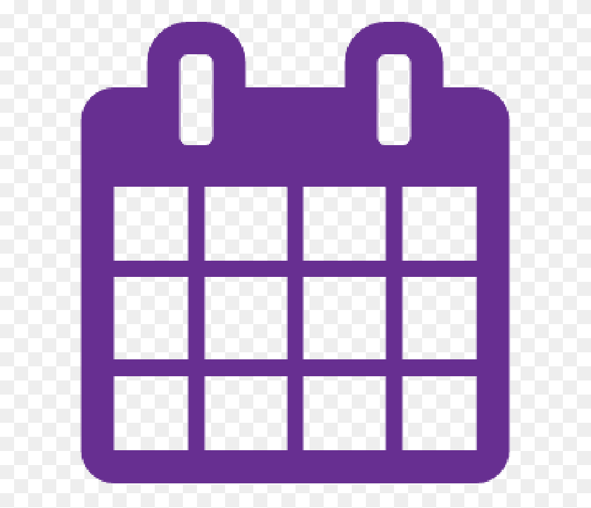 614x661 Значок Календаря Фиолетовый Значок Календаря Красный, Подушка, Подушка, Табло Hd Png Скачать