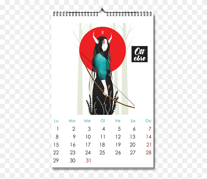 431x664 Descargar Png Calendario 2018 Inkhand Dario Bellinato Tiger Beetle, Text, Bird, Animal Hd Png