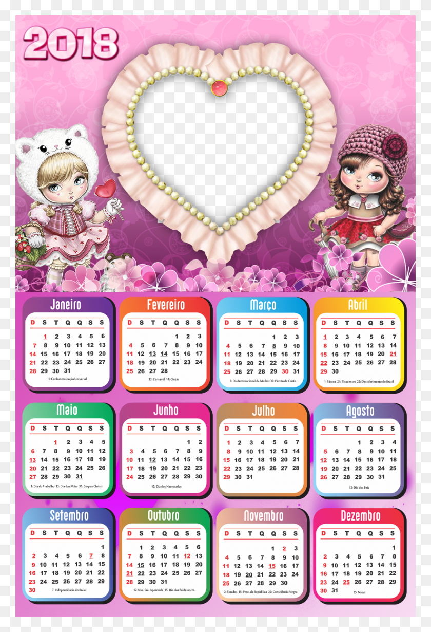 1000x1500 Descargar Png Calendario Peppa Pig Calendario 2019 Para Niños, Texto, Muñeca, Juguete Hd Png