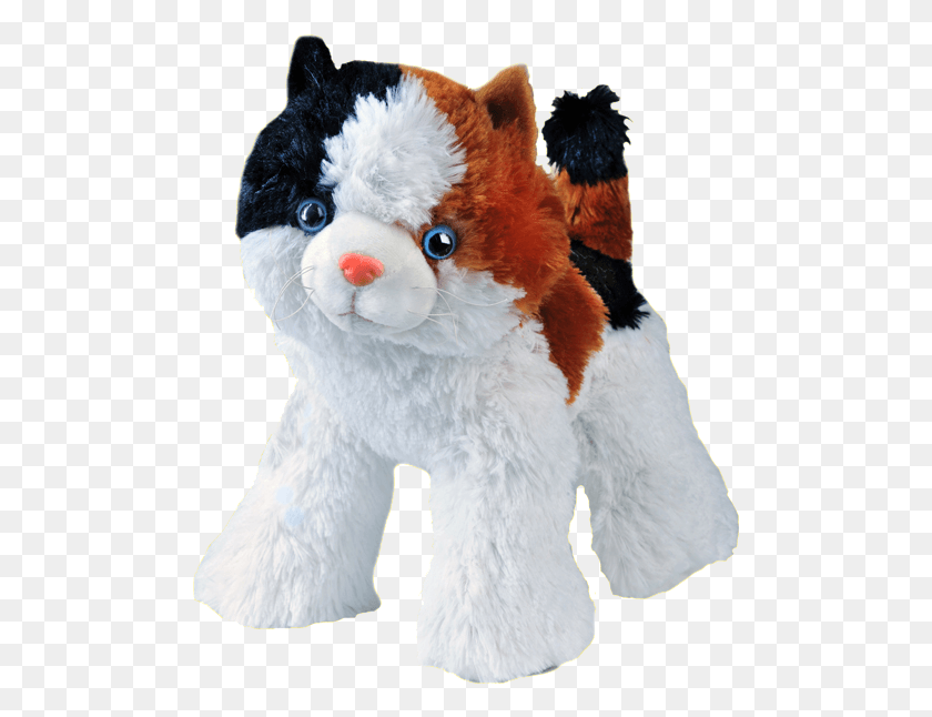 494x586 Cali The Calico Cat Stuffed Toy, Plush, Snowman, Winter HD PNG Download