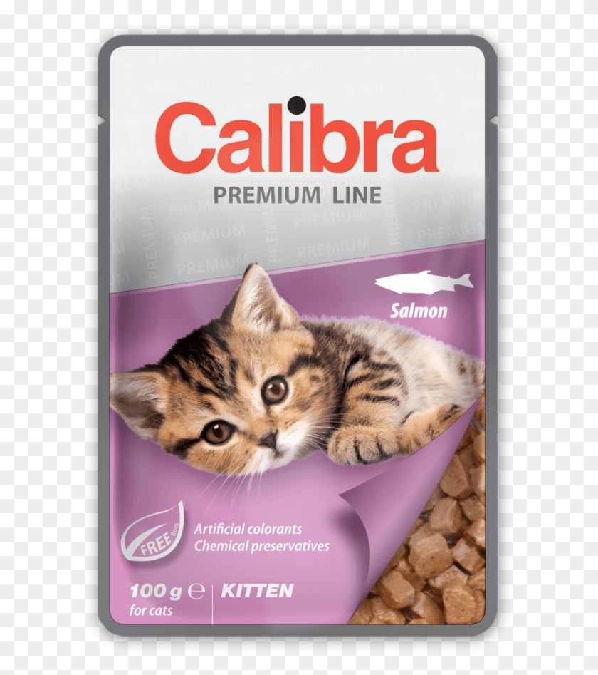 603x887 Calibra Kapsicka Kitten Salmon Chicken, Cat, Pet, Mammal HD PNG Download