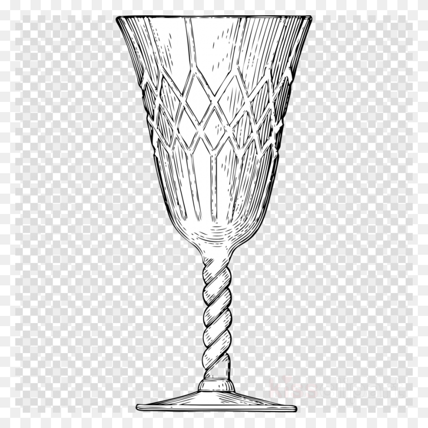 900x900 Calice Di Cristallo Clipart Chalice Wine Glass Clip Clip For Ballon, Glass, Wine, Alcohol HD PNG Download
