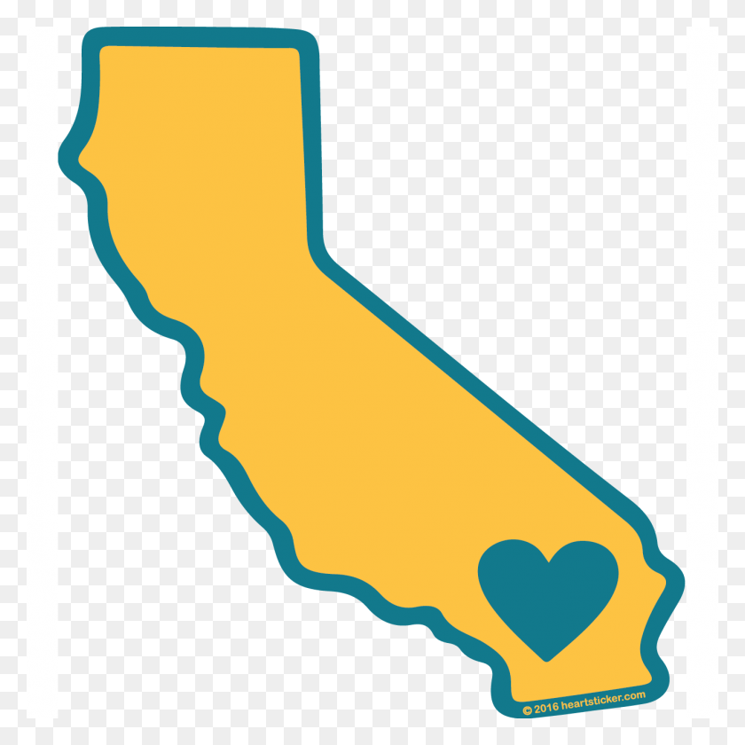 1321x1321 California Flag Clipart Heart Outline Cali State Shape With A Heart, Label, Text, Weapon HD PNG Download