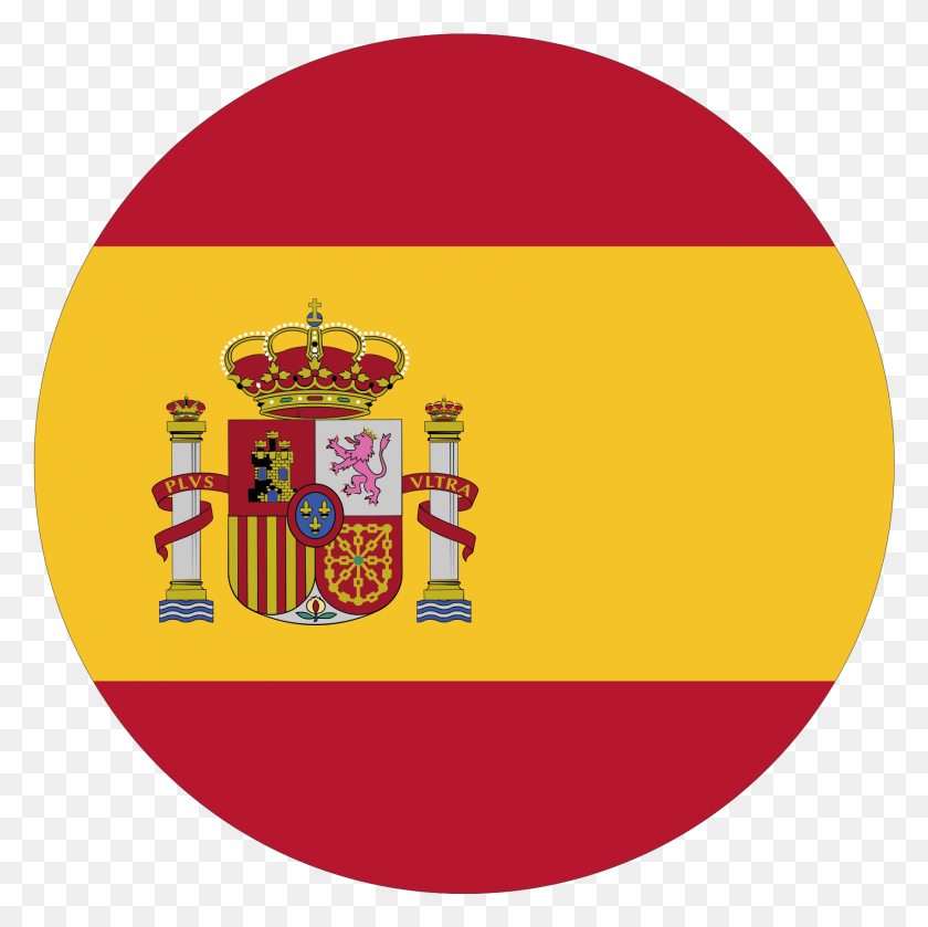 1703x1702 Descargar Png Bandera De California Bandera De España Icono Redondo, Actividades De Ocio, Etiqueta, Texto Hd Png