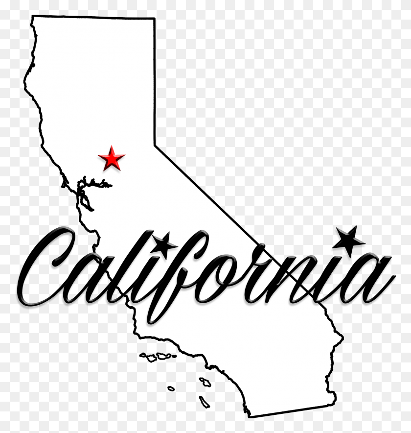 1900x2008 Татуировка С Флагом Калифорнии, Контур Штата Калифорния, Одежда, Одежда, Человек Hd Png Скачать