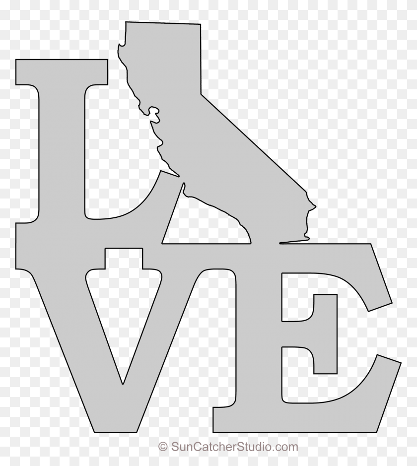 1443x1627 California Love Map Outline Scroll Saw Pattern Shape Scroll Saw Patterns Love Louisiana Symbol, Text, Word, Alphabet HD PNG Download
