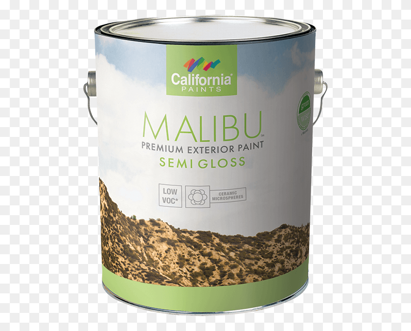 500x617 California Malibu Exterior Semi Gloss Gallon California Paint Ceiling White, Plant, Food, Milk HD PNG Download