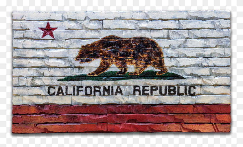 2040x1177 Png Флаг Штата Калифорния С Белыми Досками