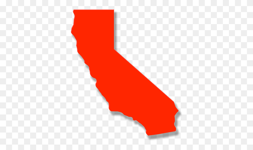 373x438 California State Outline, Person, Human, Weapon HD PNG Download