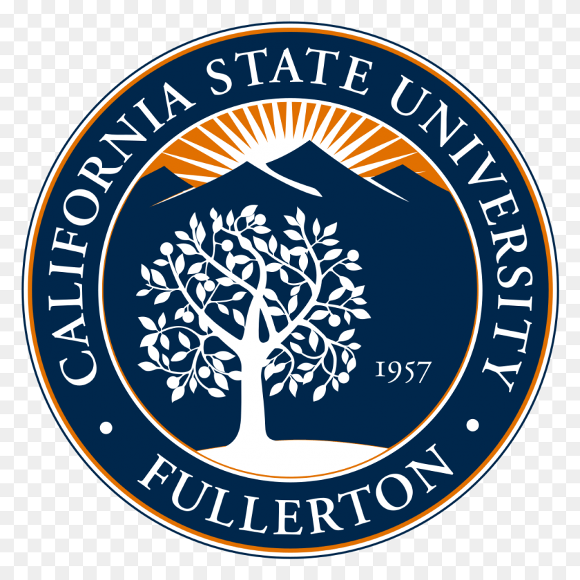 1018x1018 Печать Фуллертона Калифорнийского Государственного Университета Печать Фуллертона Штата Калифорния, Логотип, Символ, Товарный Знак Png Скачать