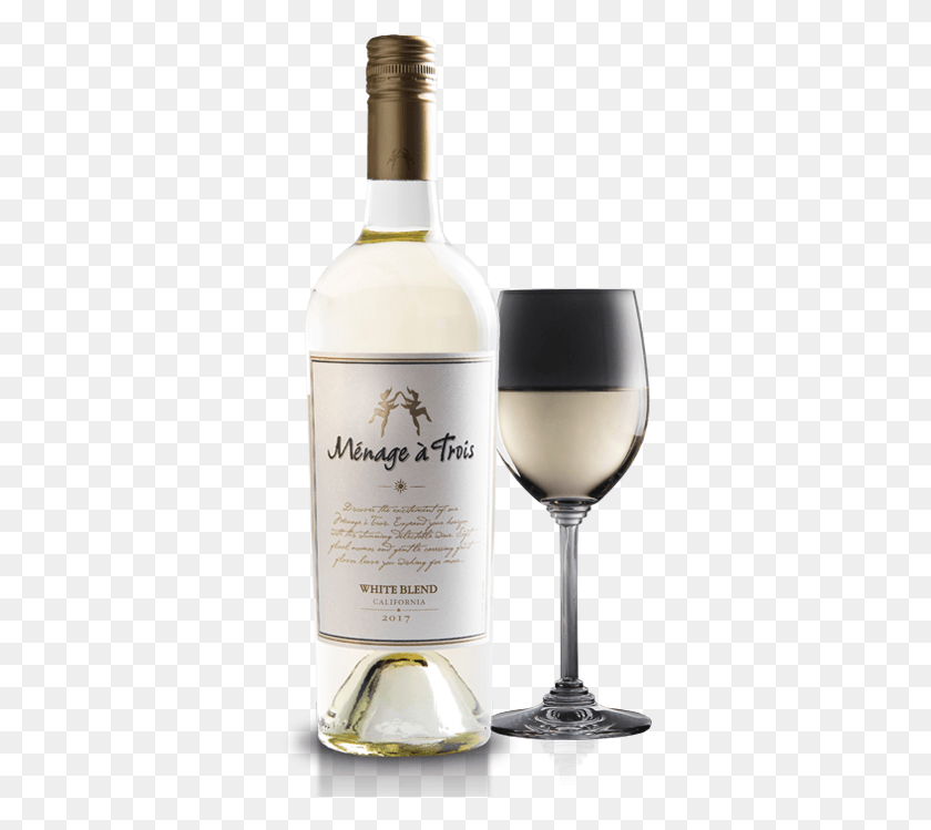 337x689 California White Wine Menage Trois White Blend, Alcohol, Beverage, Drink HD PNG Download