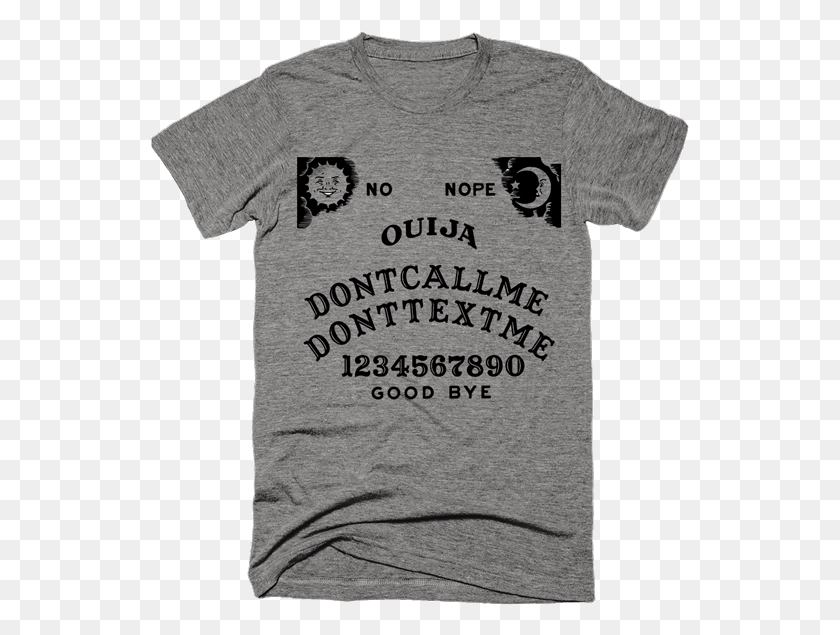 539x575 Call Me Ouija Board Active Shirt, Clothing, Apparel, T-shirt HD PNG Download