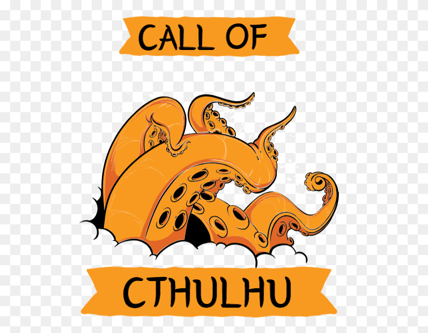 532x593 Call Of Cthulhu Octopus, Poster, Advertisement, Dragon HD PNG Download
