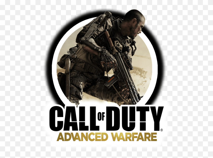 523x566 Call Of Duty Aw Cod Advanced Warfare Icon, Person, Human, Poster HD PNG Download
