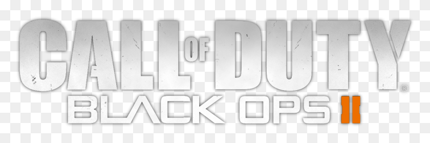 1290x363 Логотип Call Of Duty Black Ops 2, Монохромный, Номер, Символ, Текст Hd Png Скачать