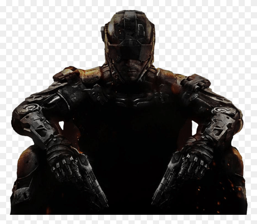 886x764 Call Of Duty Black Ops 3 Logo Transparent Call Of Duty Black Ops 3 .png, Person, Human, Helmet HD PNG Download