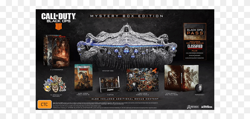 601x339 Call Of Duty Black Ops 4 Mystery Box Edition, Poster, Advertisement, Person HD PNG Download