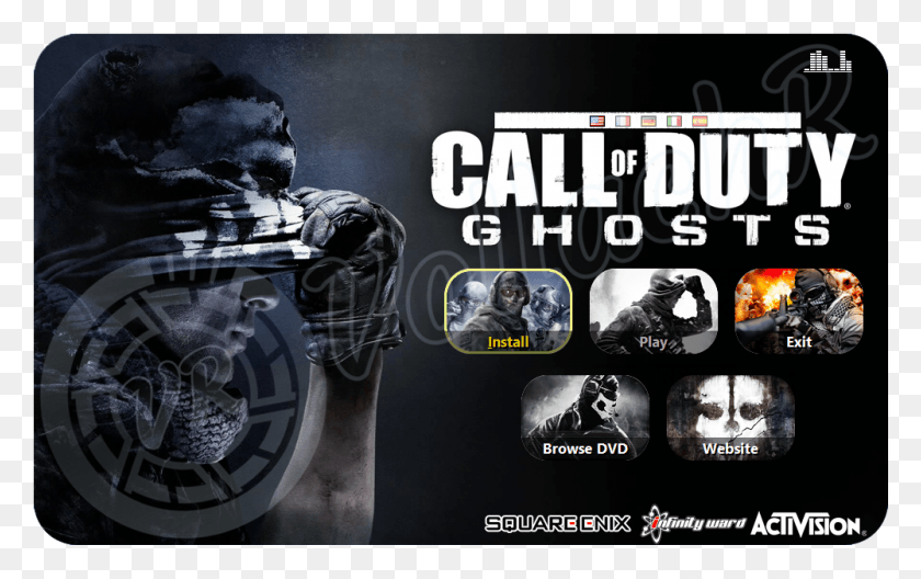 1000x600 Descargar Png Call Of Duty Ghost Cd Key Free, Rueda, Máquina, Call Of Duty Hd Png