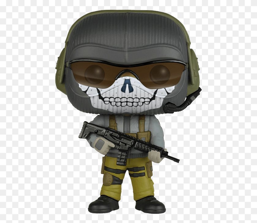 481x669 Call Of Duty Lt Simon Ghost Riley Funko Pop, Helmet, Clothing, Apparel HD PNG Download