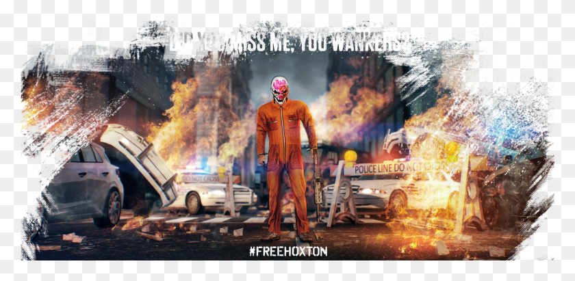 1461x659 Call Of Duty Payday 2 Hoxton Burn, Car, Vehicle, Transportation HD PNG Download