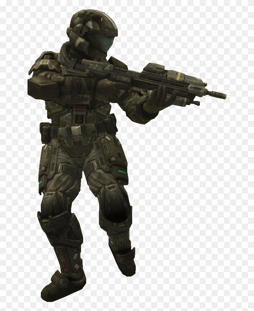 660x969 Call Of Duty Picture Halo Reach Odst Trooper, Человек, Человек, Пистолет Hd Png Скачать