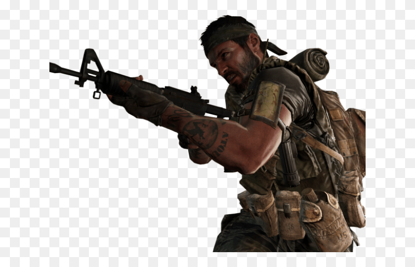 640x480 Call Of Duty Black Ops 4, Человек, Человек, Пистолет Png Скачать