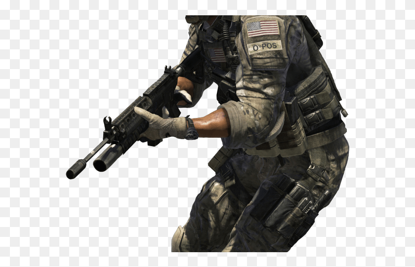 575x481 Call Of Duty: Call Of Duty Modern Warfare, Пистолет, Оружие, Оружие Png Скачать