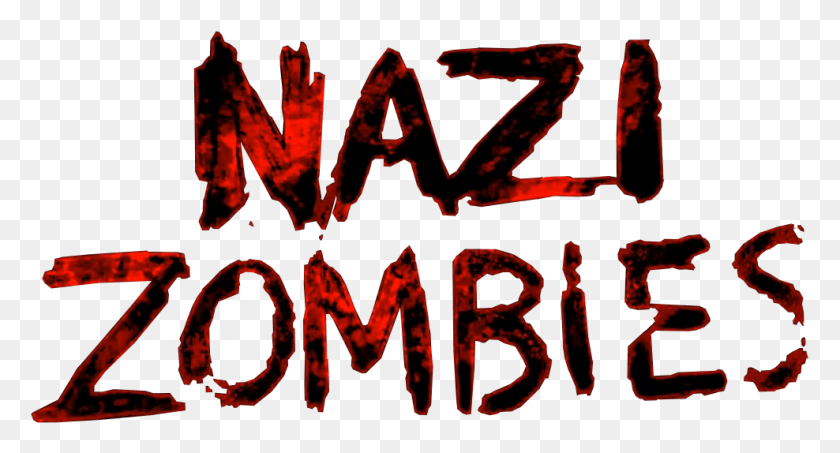 988x498 Descargar Png Call Of Duty Zombies Logo Nazi Zombies Black Ops, Texto, Alfabeto, Light Hd Png