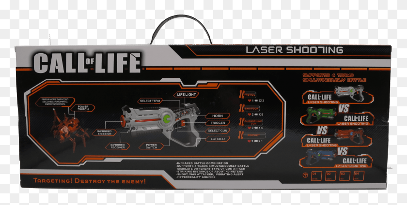 3398x1590 Call Of Life Laser Shooting Assault Rifle, Scoreboard, Outdoors, Transportation Descargar Hd Png