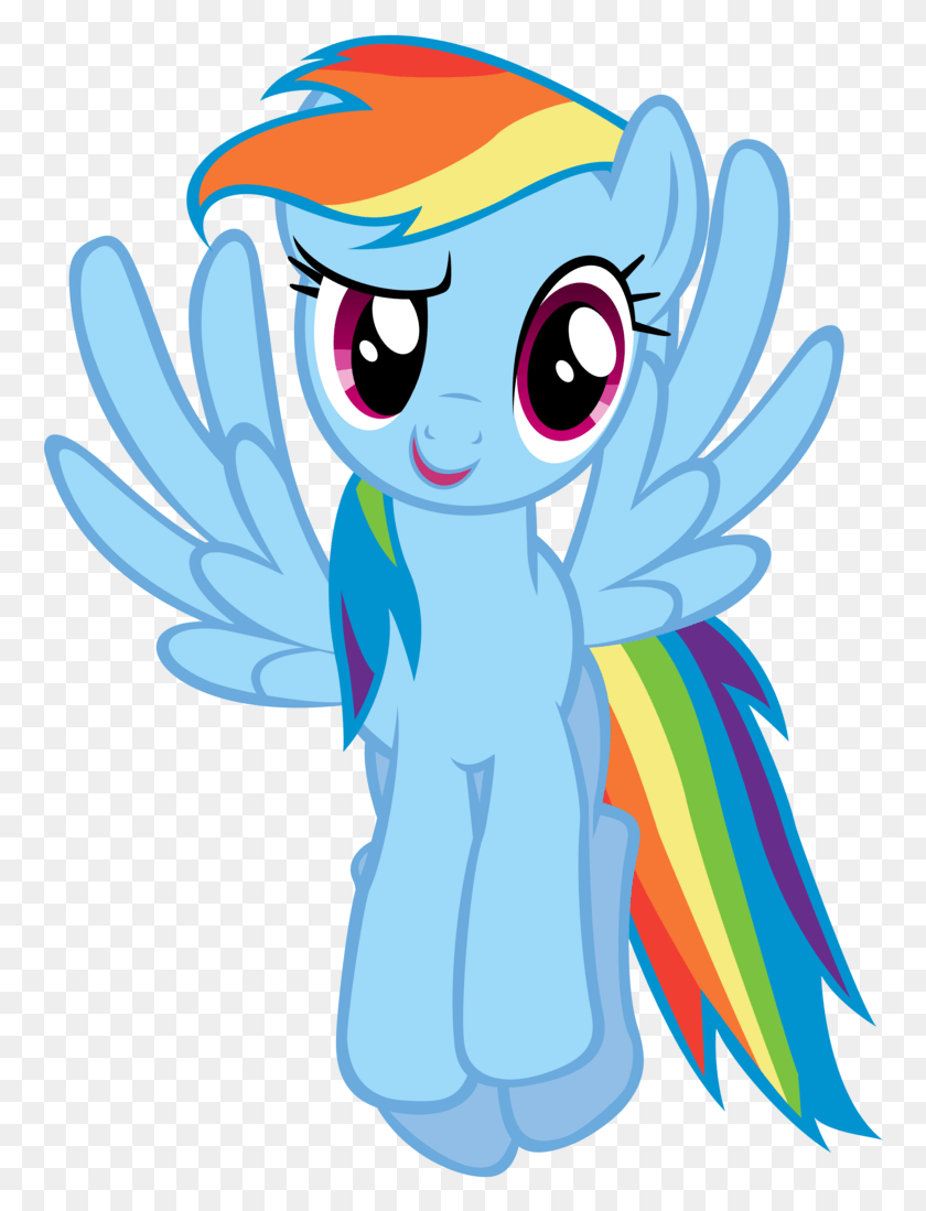 762x1039 Descargar Png / Rainbow Dash My Little Pony Png
