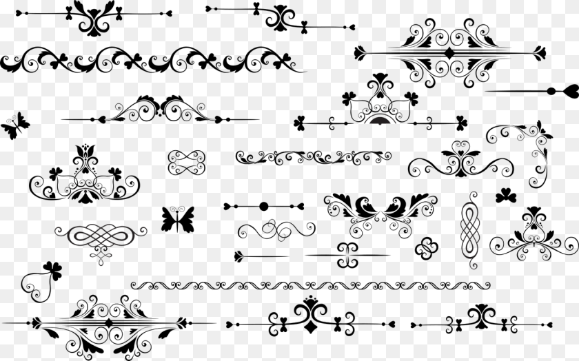 1280x798 Calligraphy Flourish, Accessories, Earring, Jewelry, Nature Transparent PNG