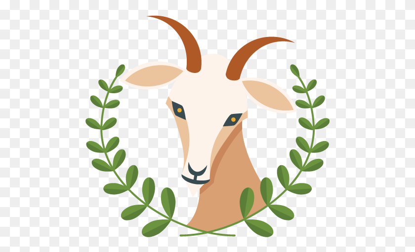 495x451 Calm Cool And Collected Capricorn Is An Earth Sign Design, Mammal, Animal, Goat HD PNG Download