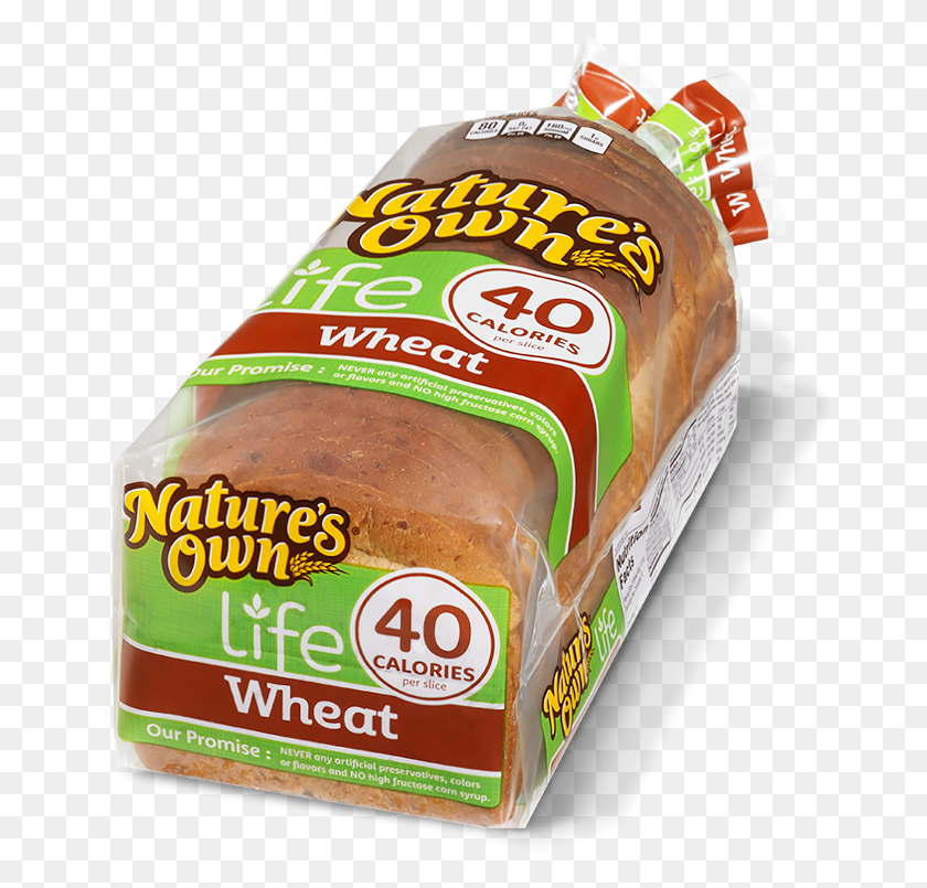 673x745 Calories Wheat Bread Nature39s Own Life Honey Wheat, Food, Bagel, Bread Loaf HD PNG Download