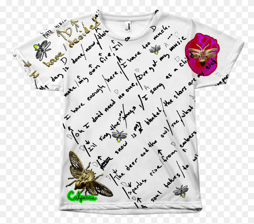 952x833 Calpernia Wearable Art Clothing Honeybee, Text, Apparel, Insect HD PNG Download