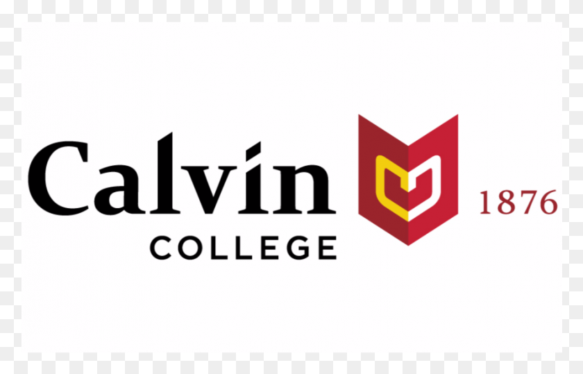 883x543 Calvin College Logo Calvin College, Symbol, Trademark, Text HD PNG Download