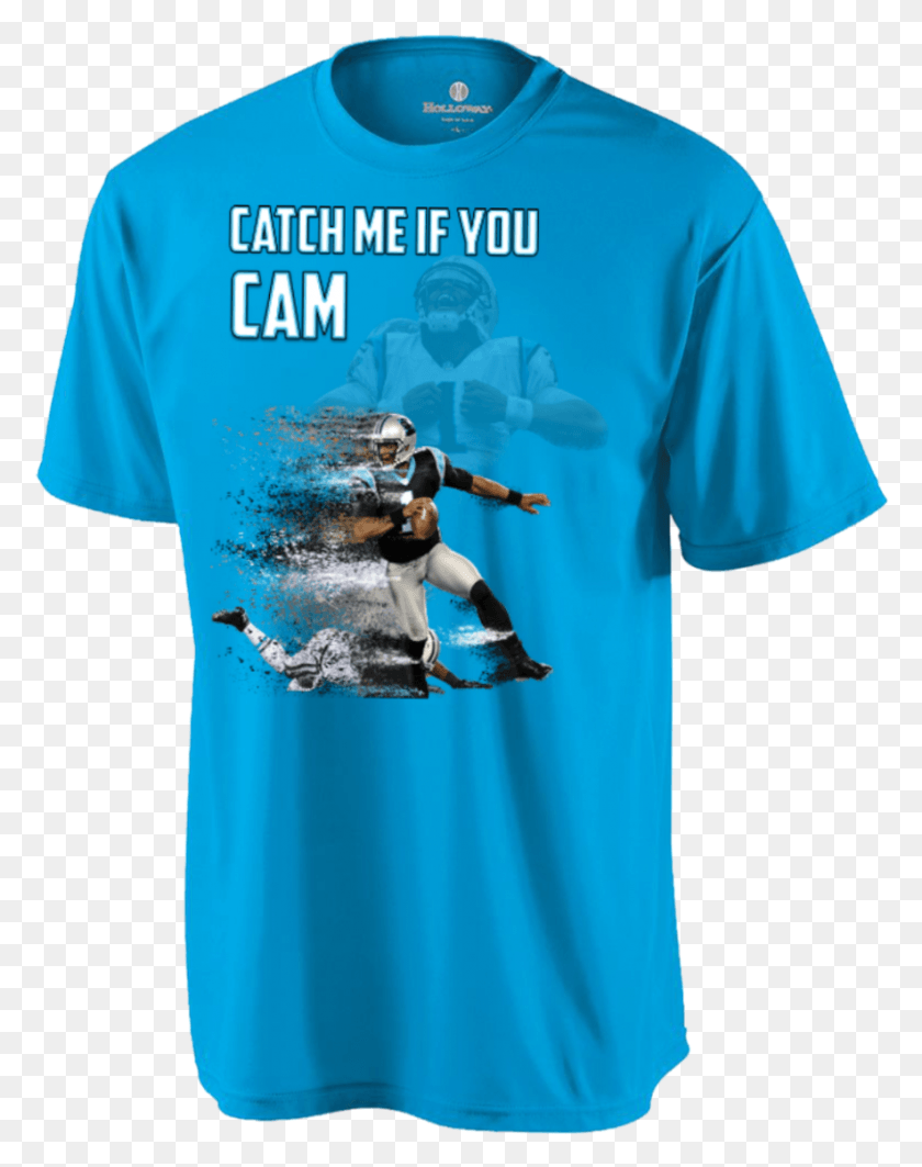885x1139 Descargar Png Cam Newton Panthers Personalizado Fan Holloway Zoom Camisa, Ropa, Ropa, Persona Hd Png